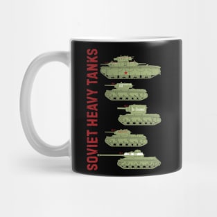 For a tank fan! Soviet heavy tanks WW2 Mug